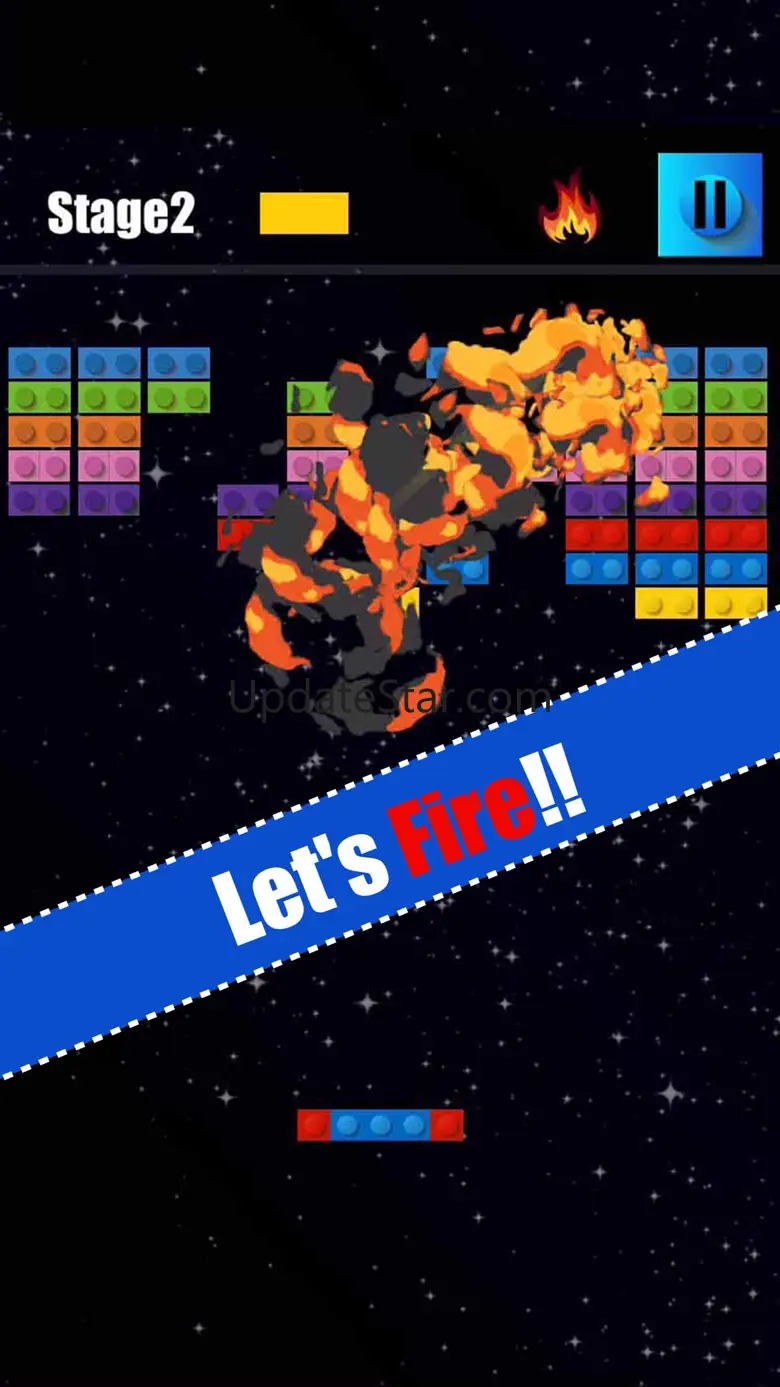 Breakout of fire - Arkanoid game 1.0.2