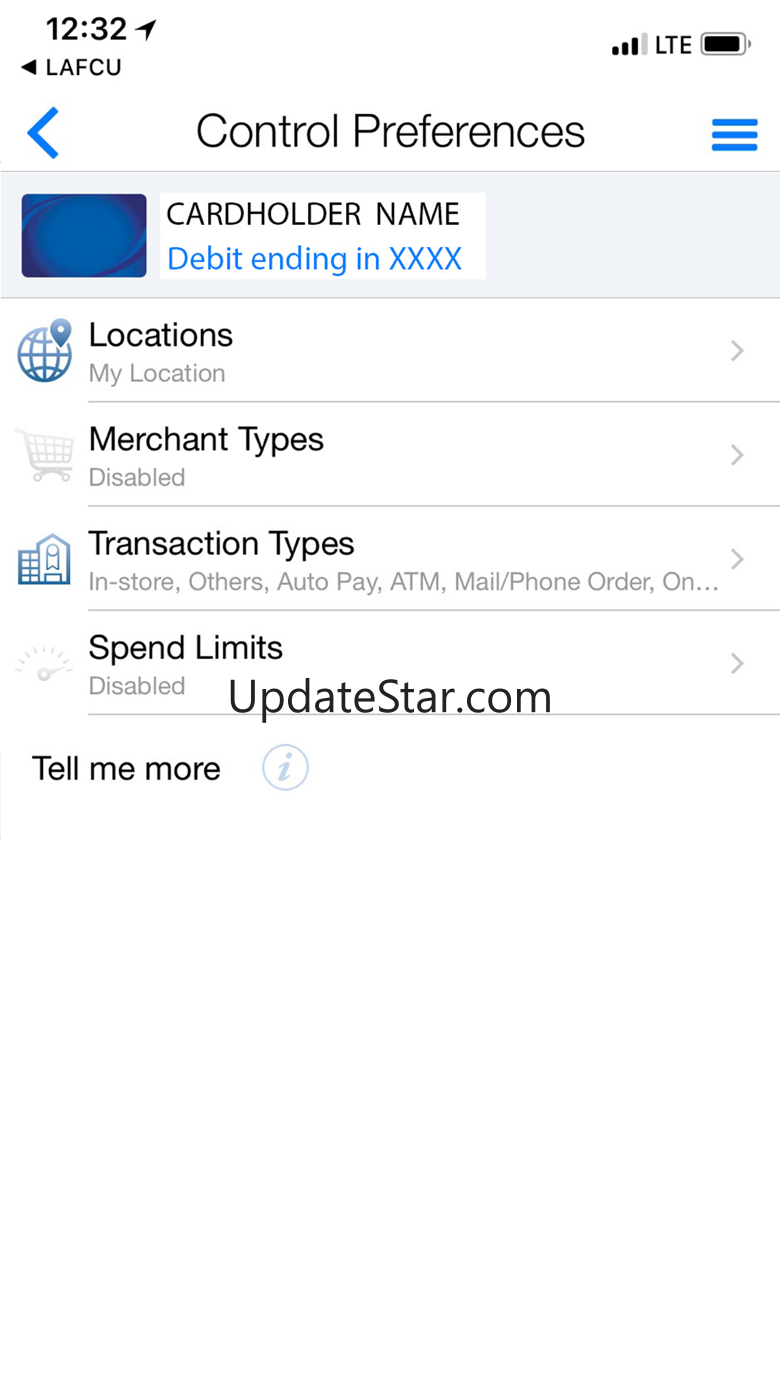 LAFCU CARDCONTROLS 3.11.8