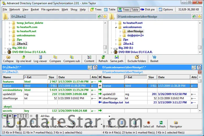 Advanced Directory Comparison and Synchronization 1.21