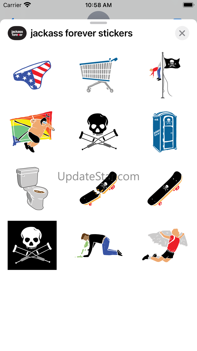 jackass forever stickers 1.0
