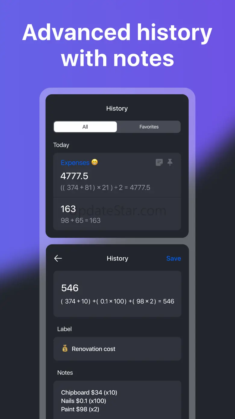 Calculator Express with Notes 1.2