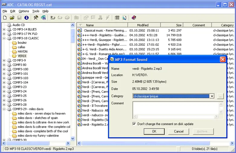 Advanced Disk Catalog 1.51