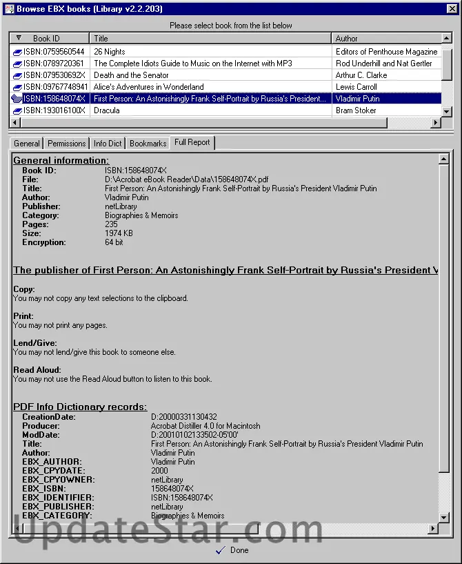 Advanced eBook Explorer 1.1
