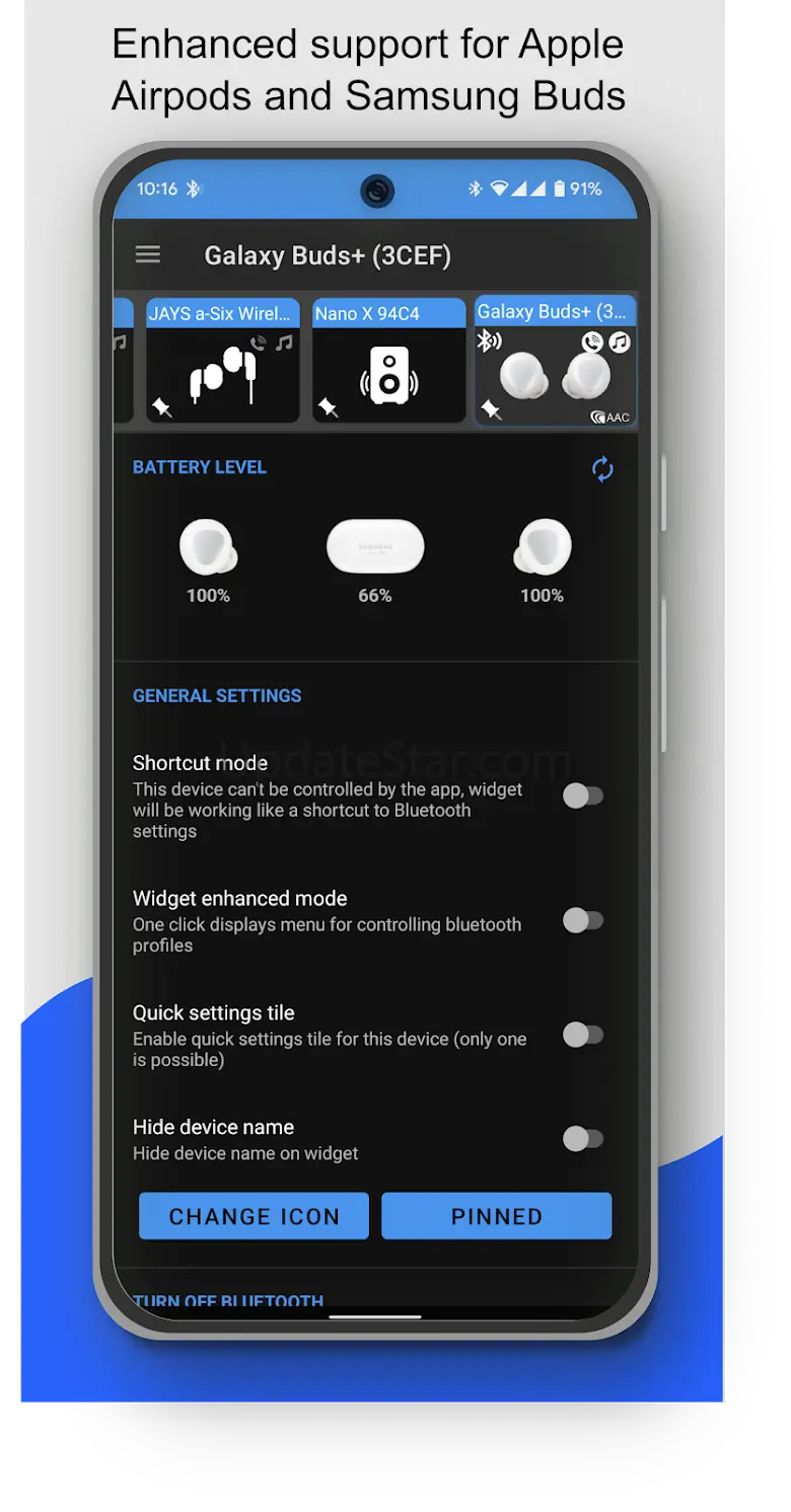 Bluetooth Audio Connect Widget 7.1.3