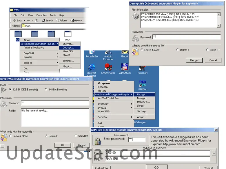 Advanced Encryption Plug-In Pro for Windows Explorer 5.0
