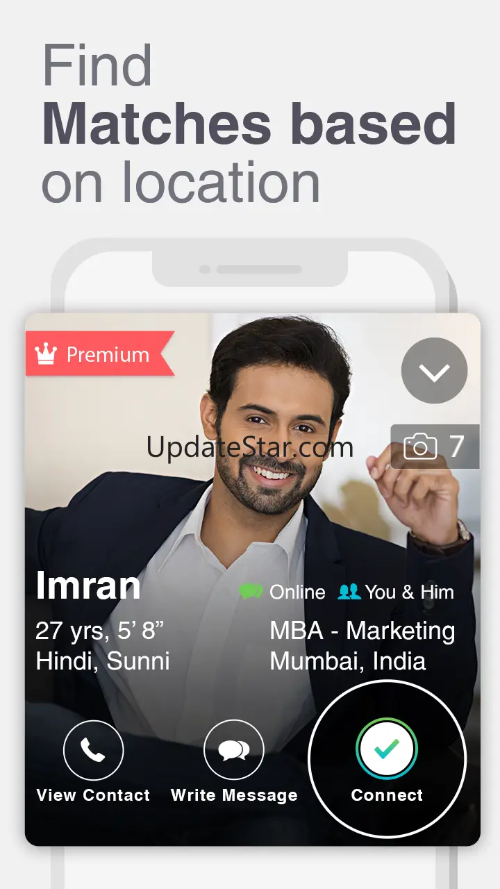 Sunni Matrimony by Shaadi.com 9.57.2