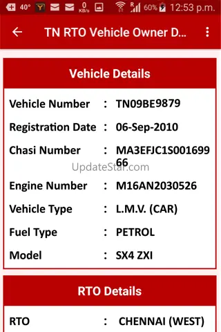 TN RTO Vehicle Owner Details 1.9