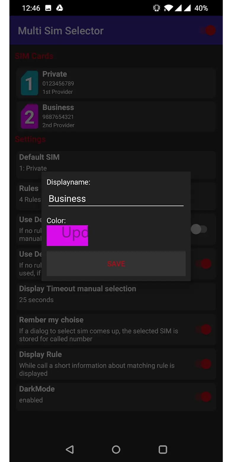 Dual Sim / Multi Sim Selector 1.270