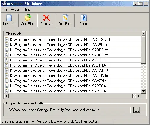 Advanced File Joiner 1.12