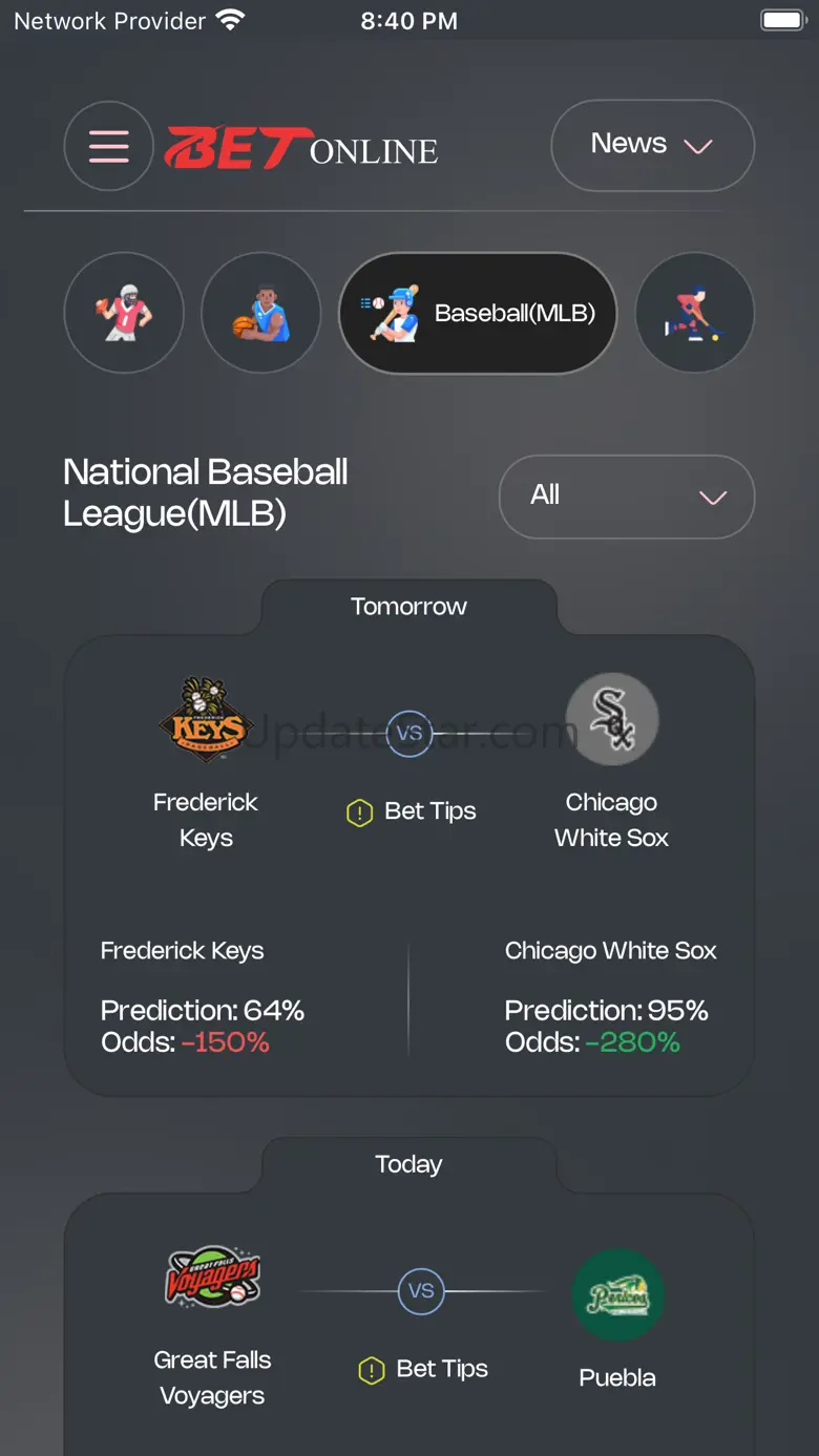 BetOnlineAG - Sports Beacon 1.0.1