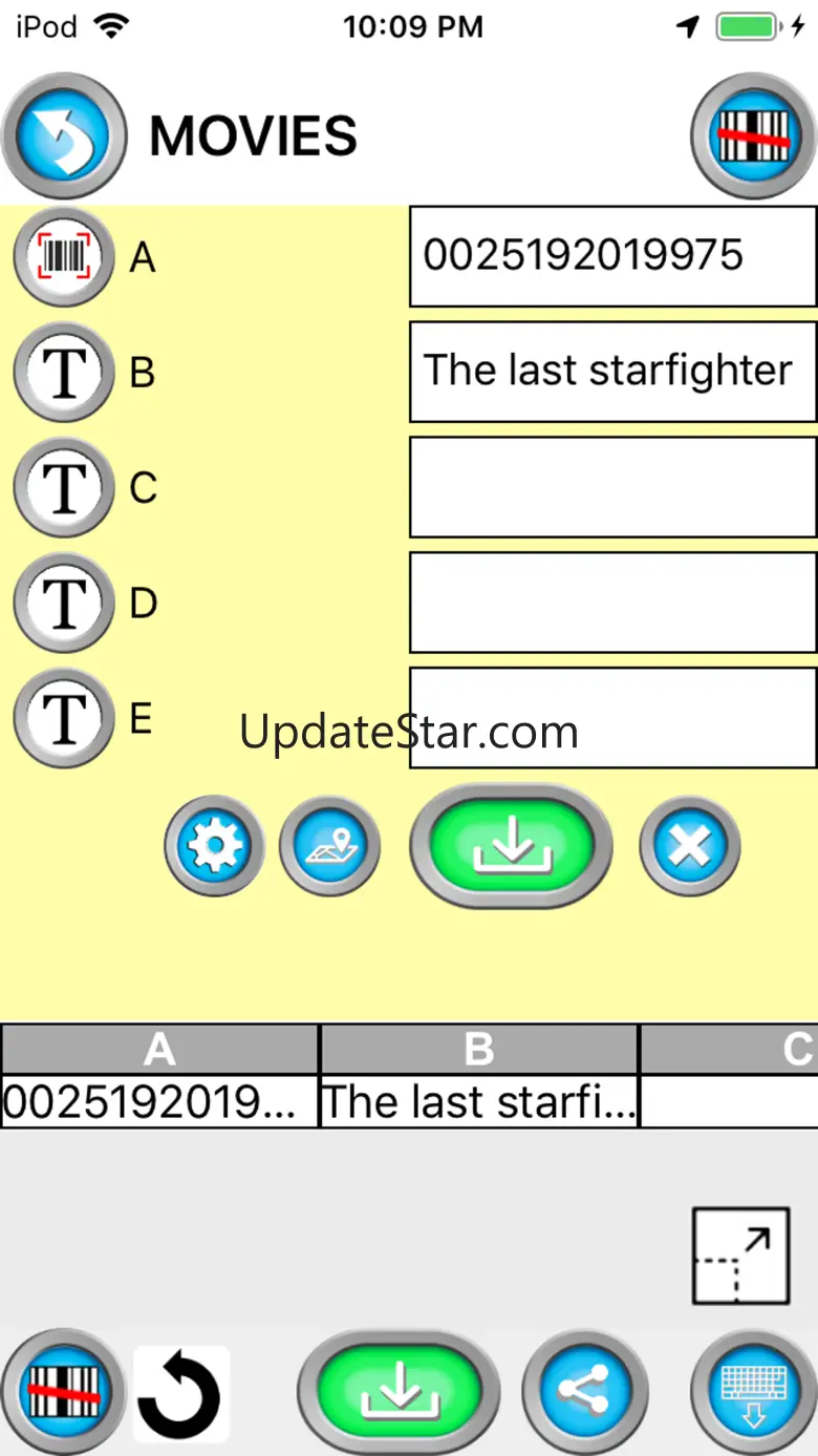 Scan to Spreadsheet 6.0.10
