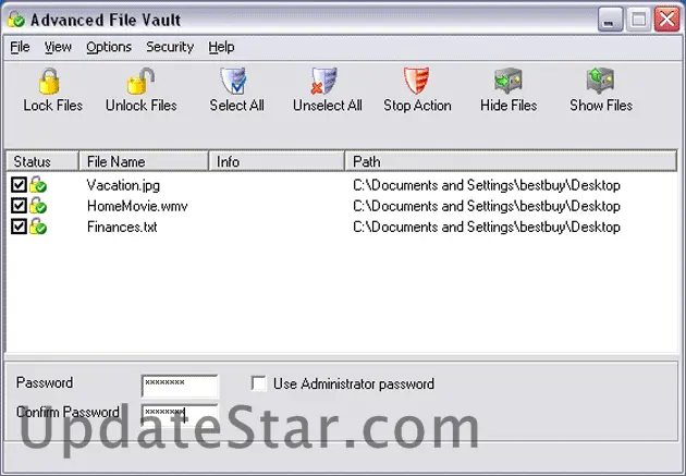 Advanced File Vault 1.91