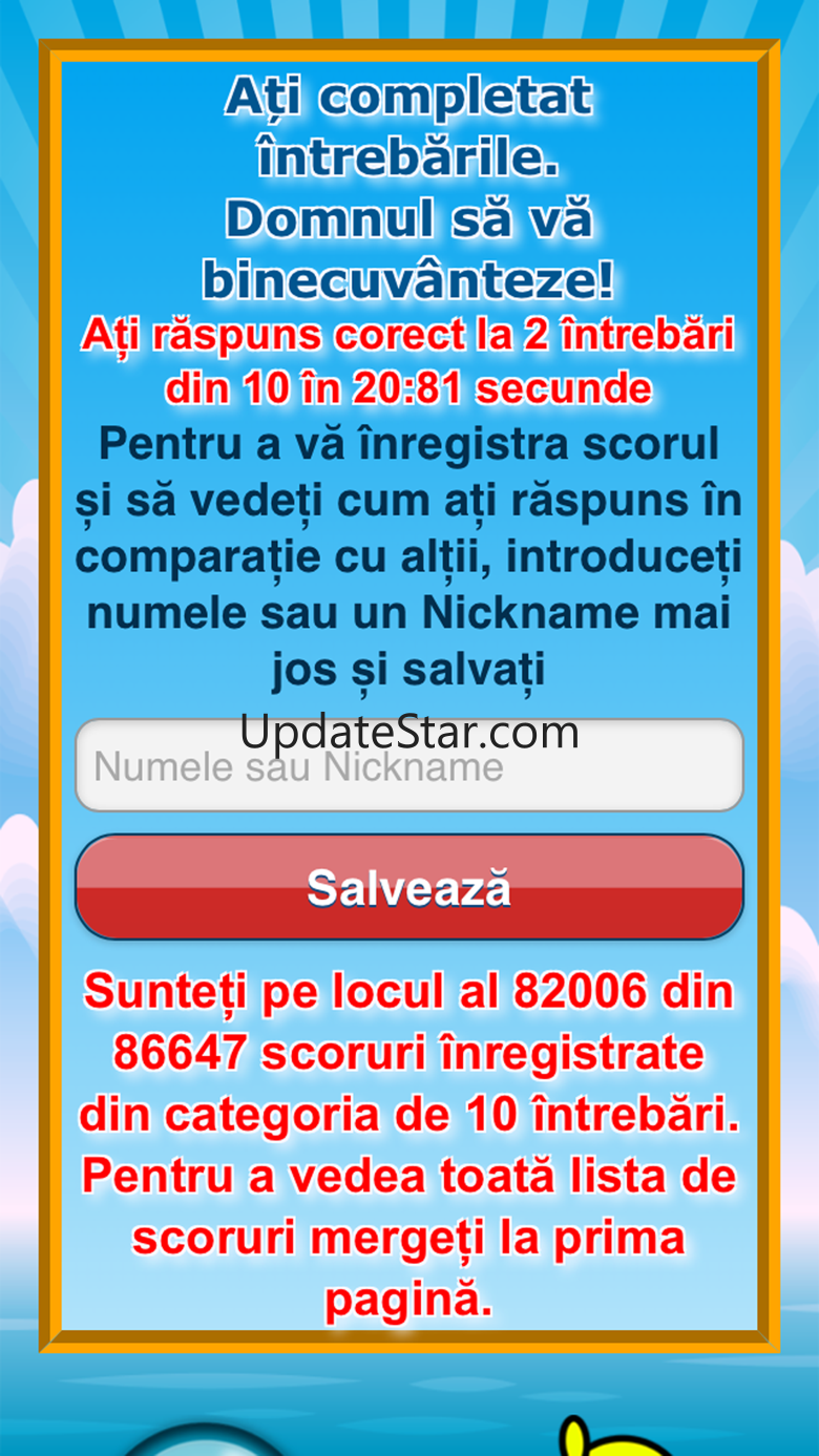 Chestionar Biblic Crestin - Studiu Biblic 1.7.1