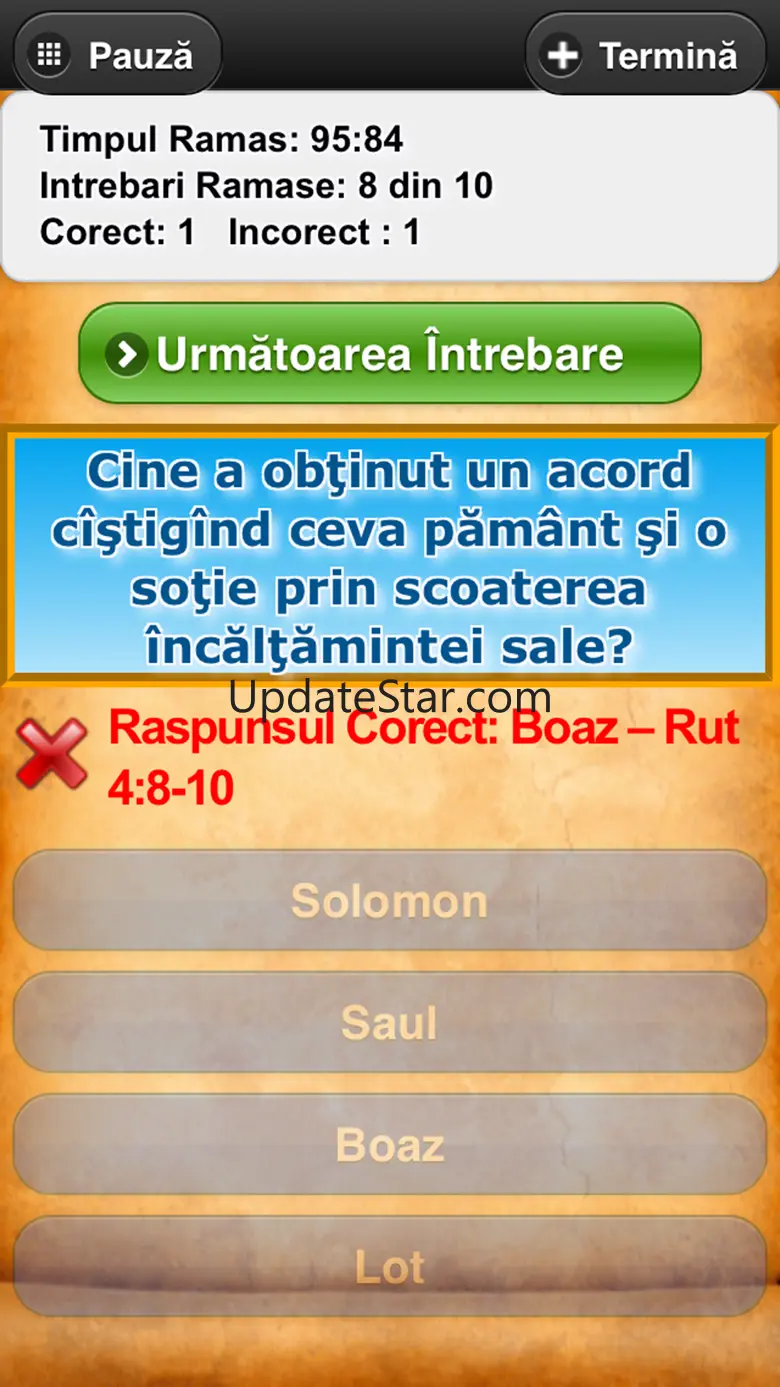 Chestionar Biblic Crestin - Studiu Biblic 1.7.1