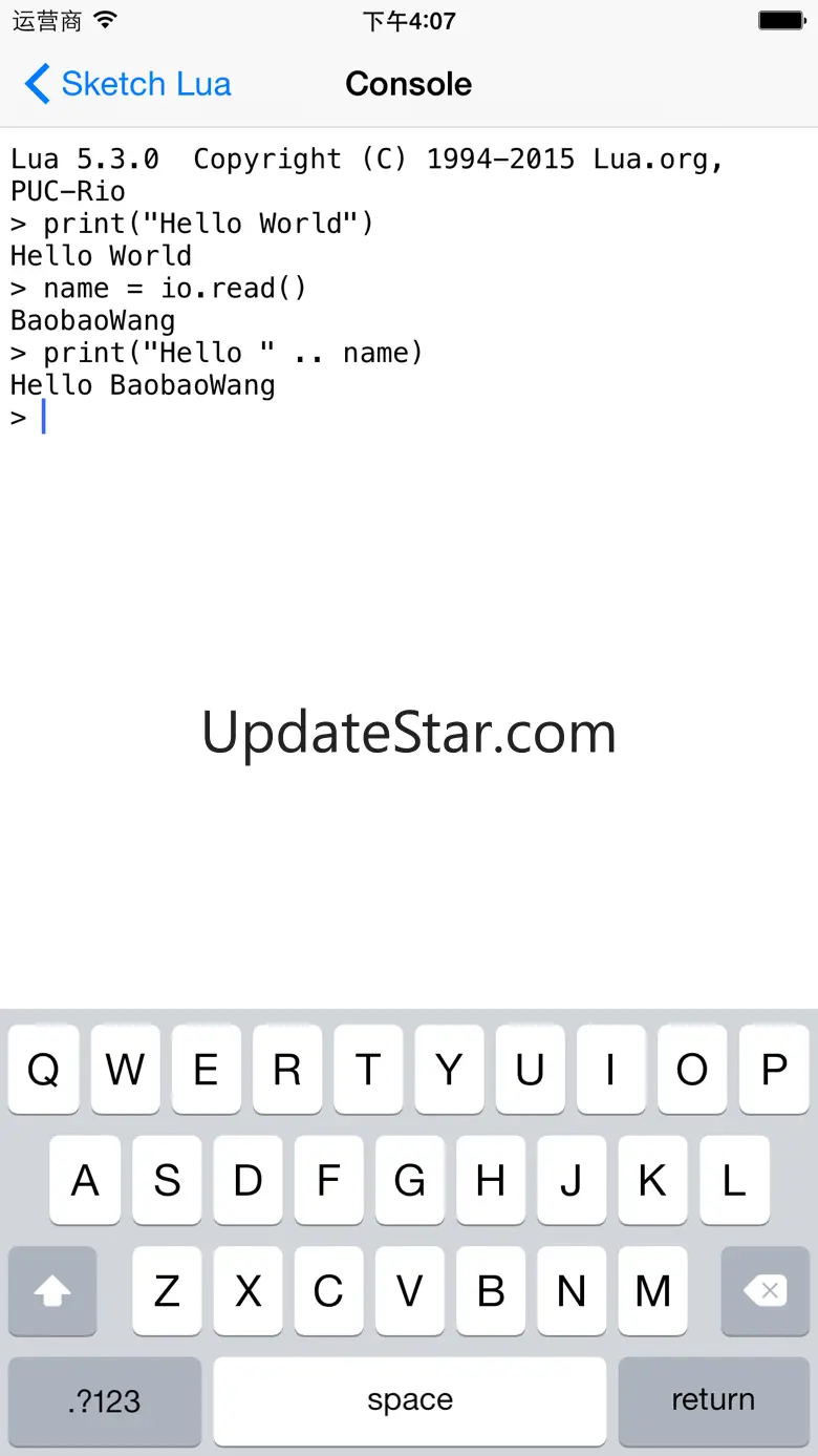Sketch Lua 1.0