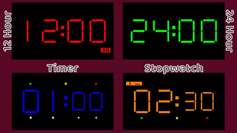 Big Red Clock 1.6