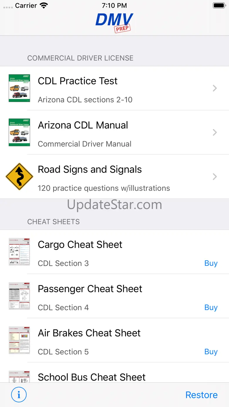 Arizona CDL Test Prep 6.1