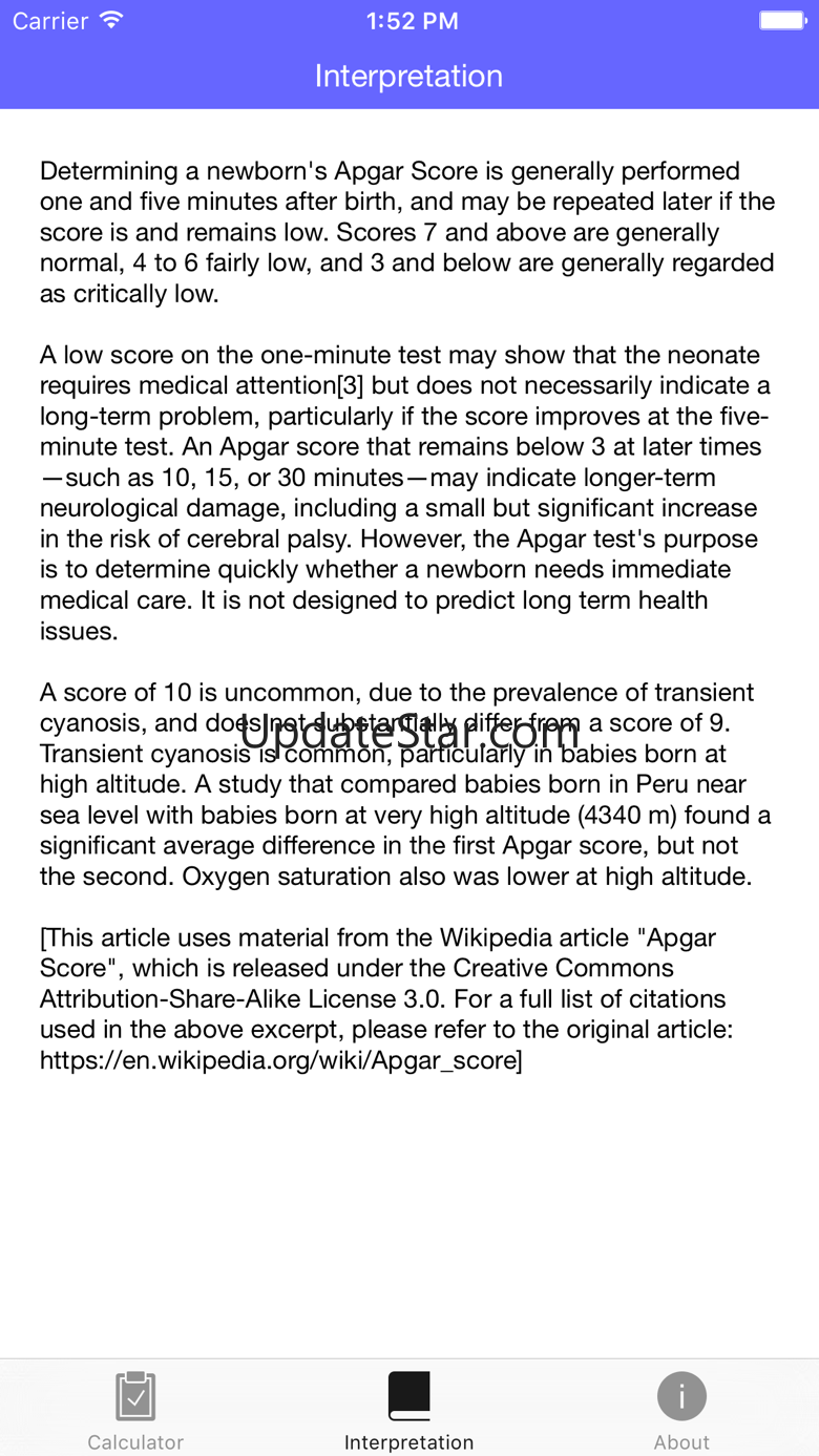 Apgar Score - Quickly test the health of a newborn baby 1.1