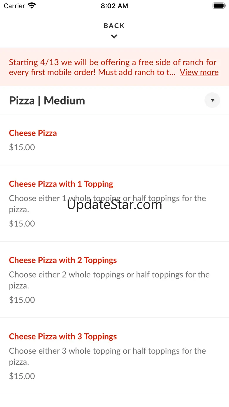 Tony's Pizzaria Ventura 3.9.2