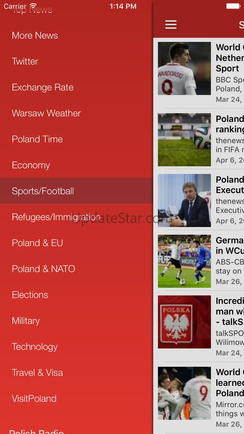 Poland News in English & Polish Radio 1.0