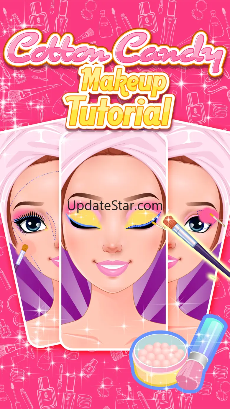 Cotton Candy Makeup Tutorial - Games for kids 1.0
