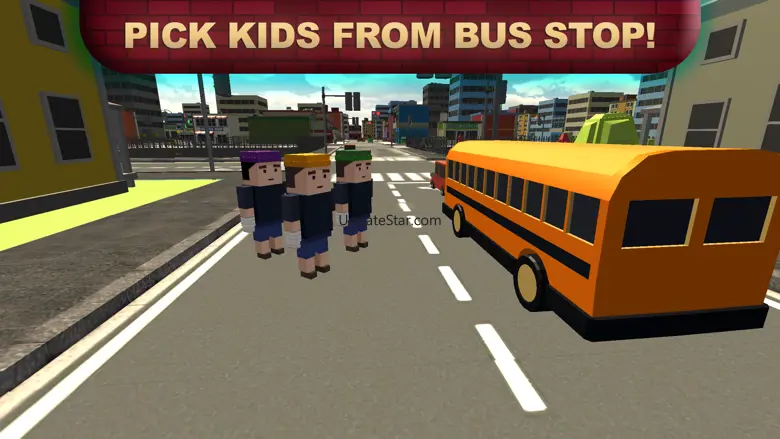 Pick & drop Kids School Bus Offroad Simulator Game 1.0