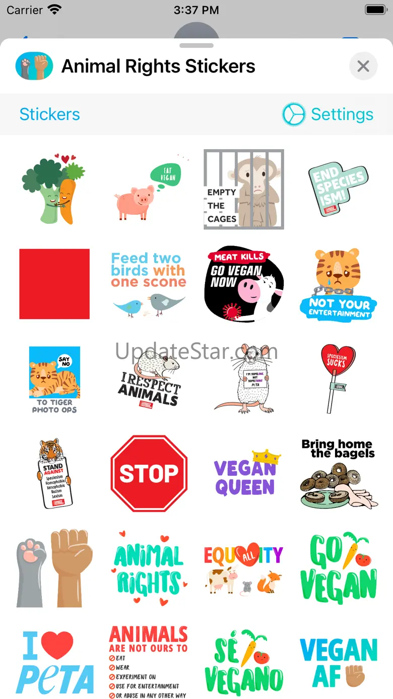 Animal Rights Stickers 1.4