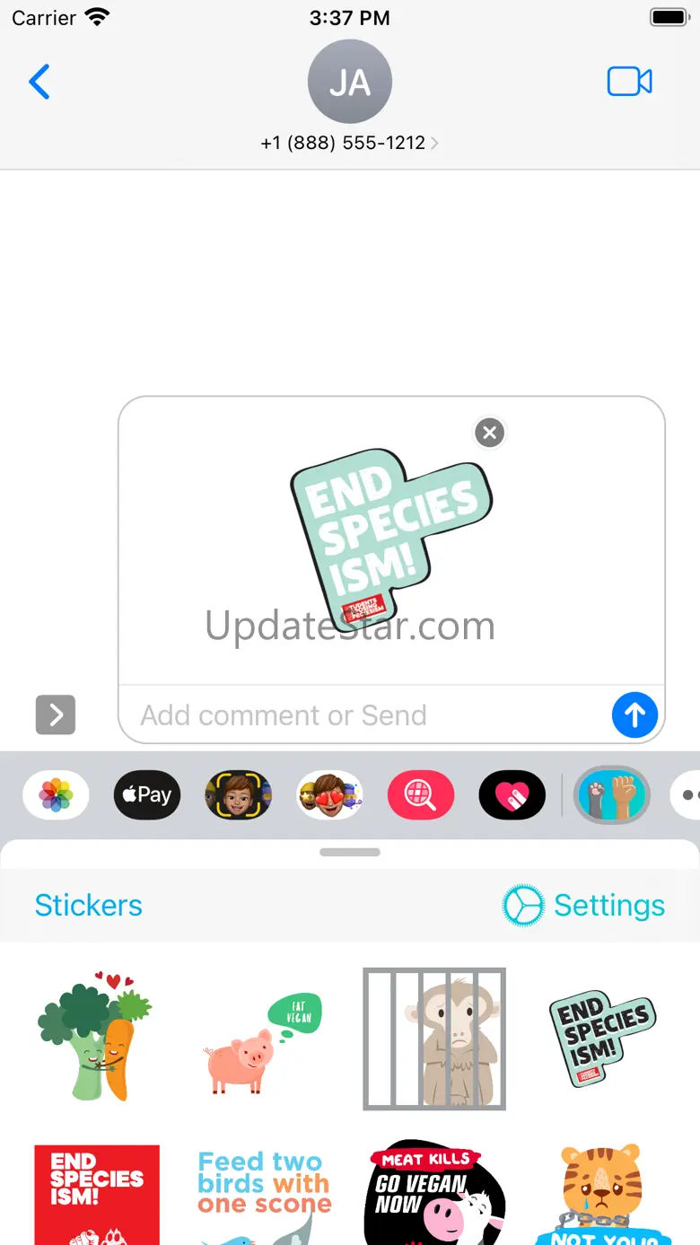 Animal Rights Stickers 1.4