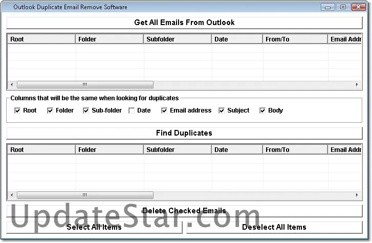 Outlook Duplicate Email Remove Software