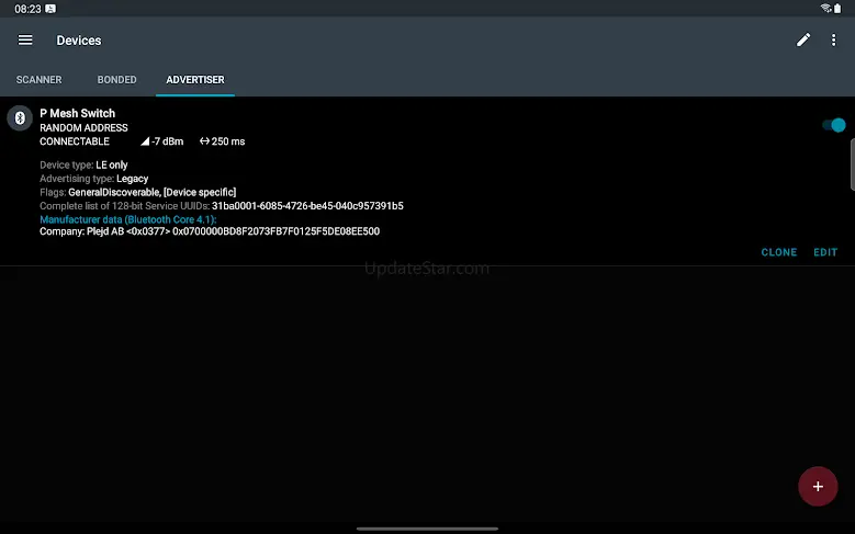 nRF Connect for Mobile 2.7.7
