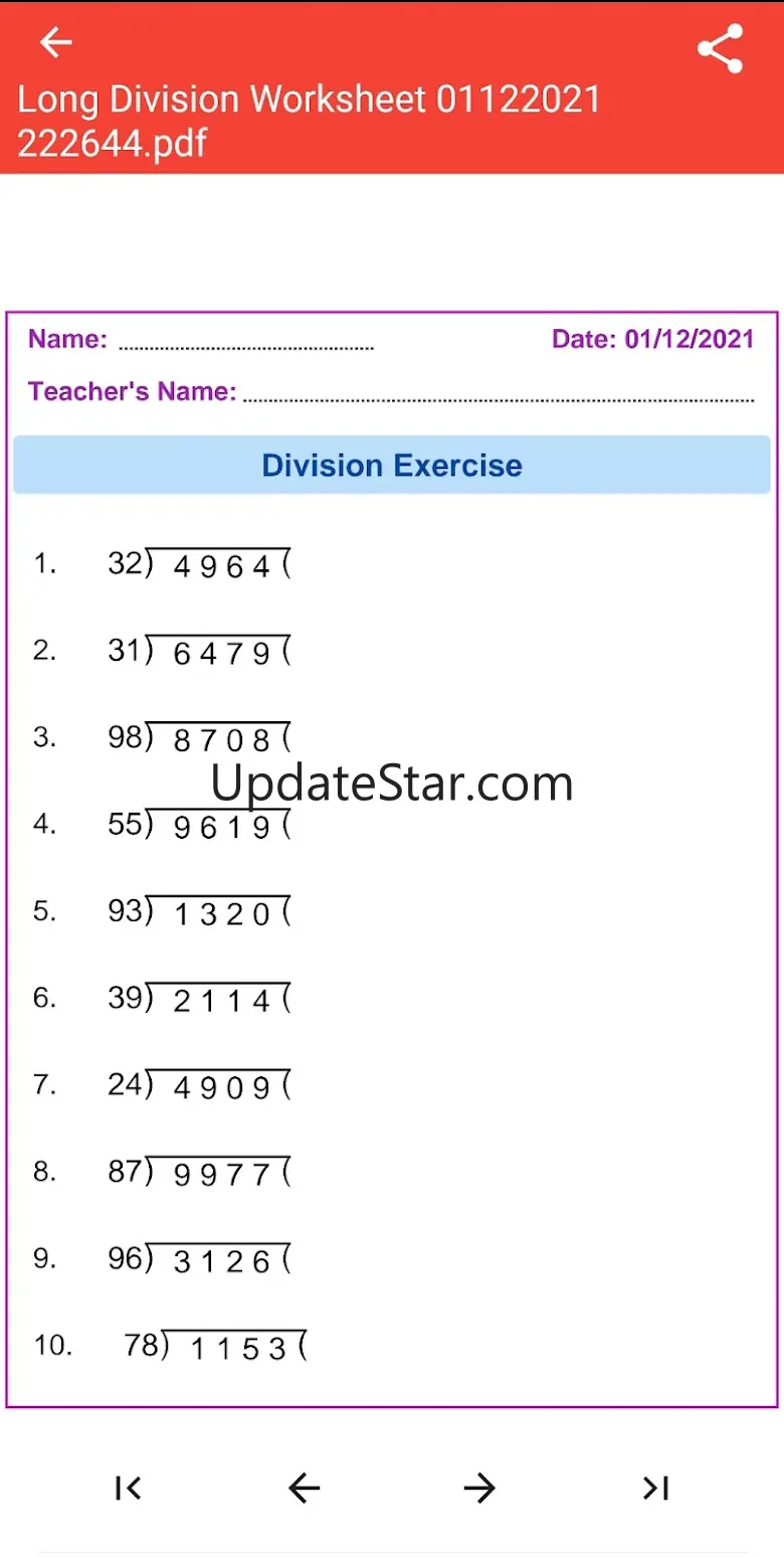 Math Long Division 1.0.16