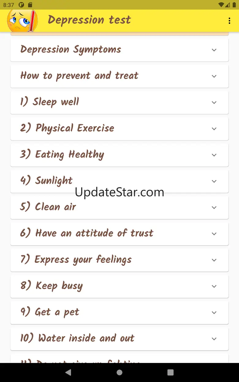 Depression and Anxiety Test 5.0.0