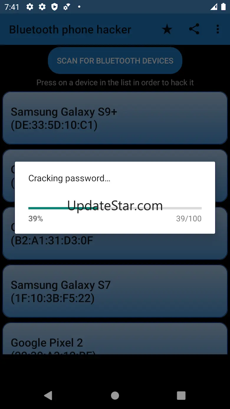 Bluetooth phone hacker prank 1.0.19