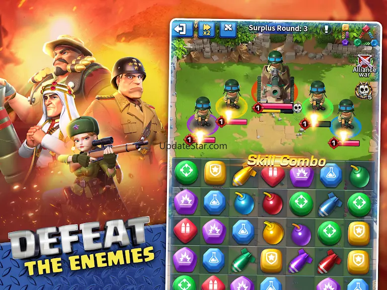 Puzzle Commander: Match 3 RPG 1.5