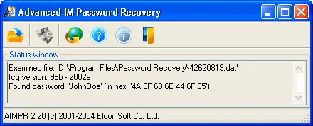 Advanced Instant Messengers Password Recovery 4.80