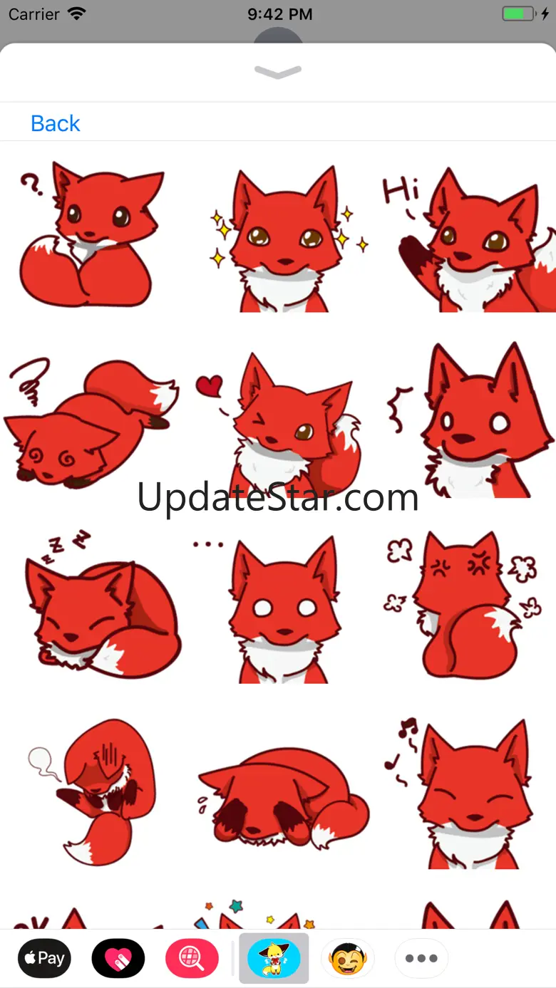 Fox Stickers Collection 1
