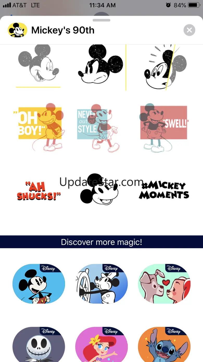 Disney Stickers: Mickey's 90th 1.0.2