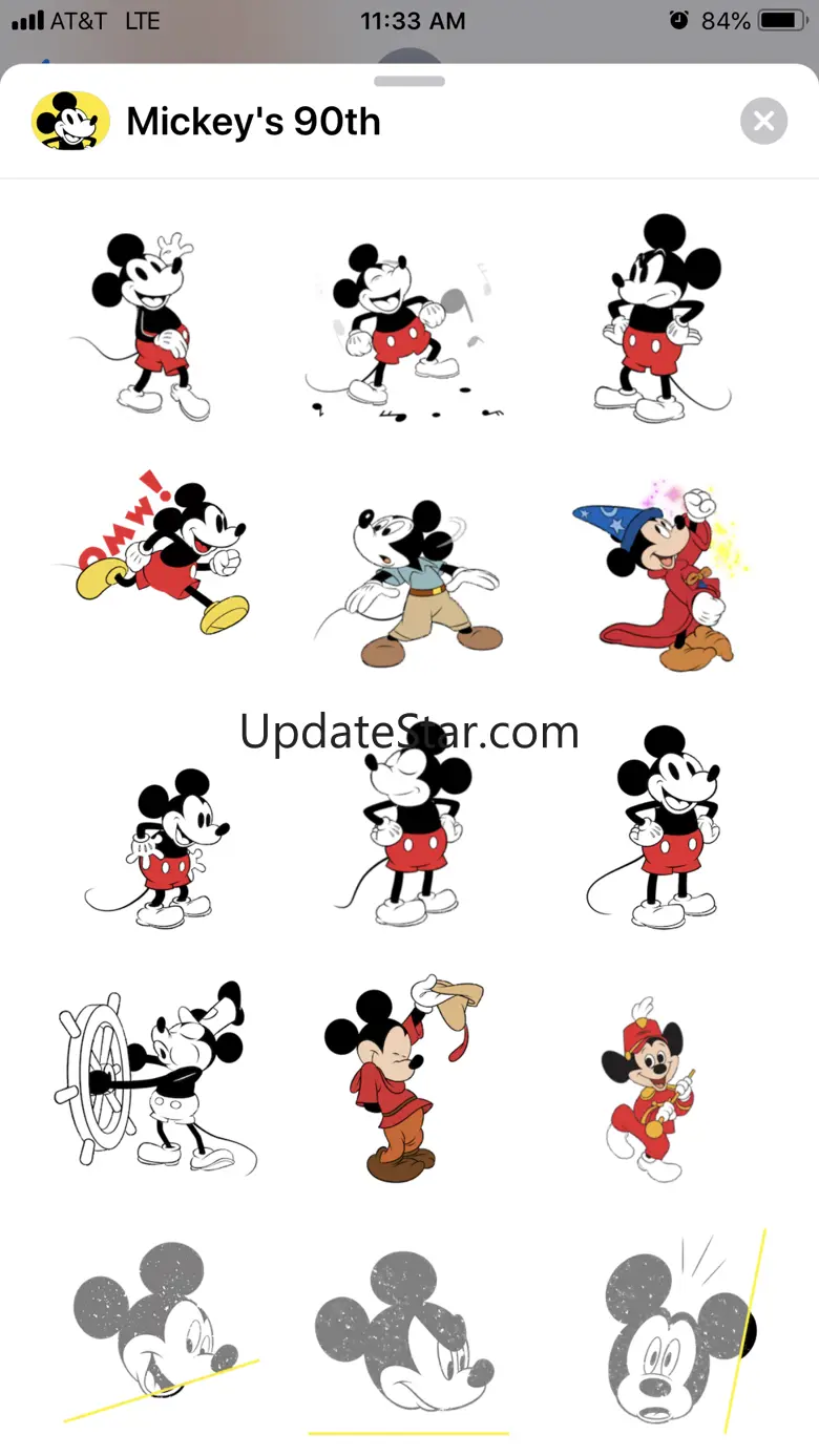 Disney Stickers: Mickey's 90th 1.0.2