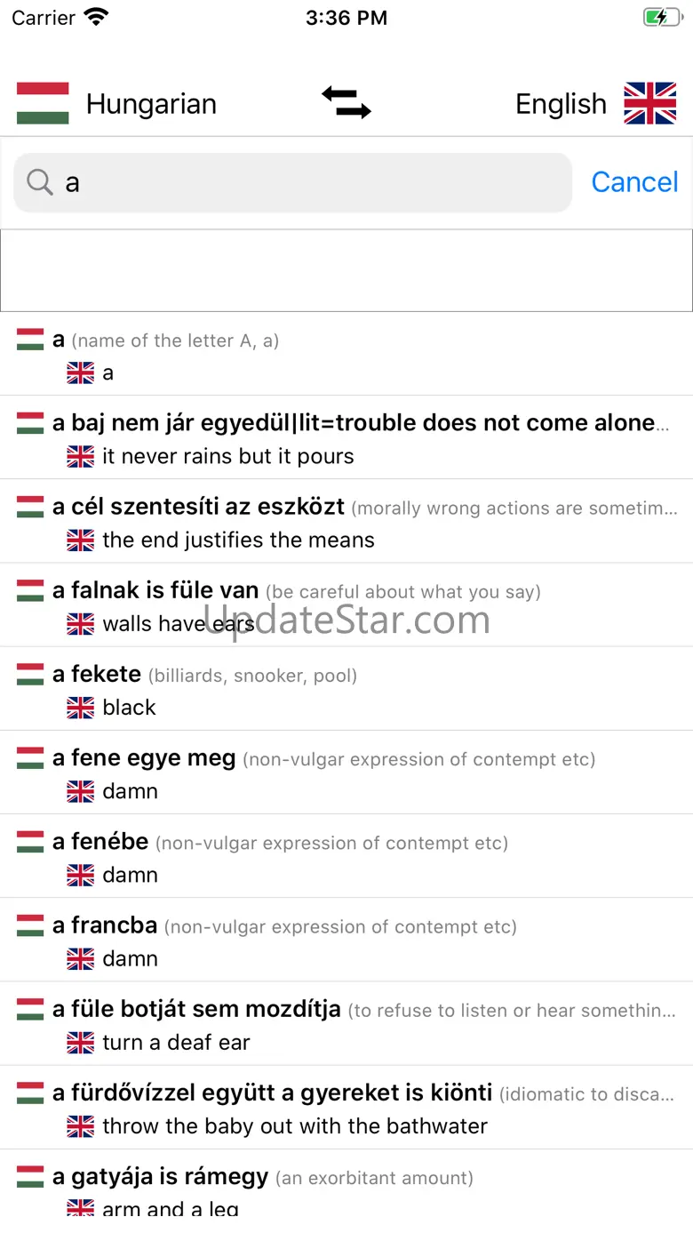 Hungarian/English Dictionary 2.0