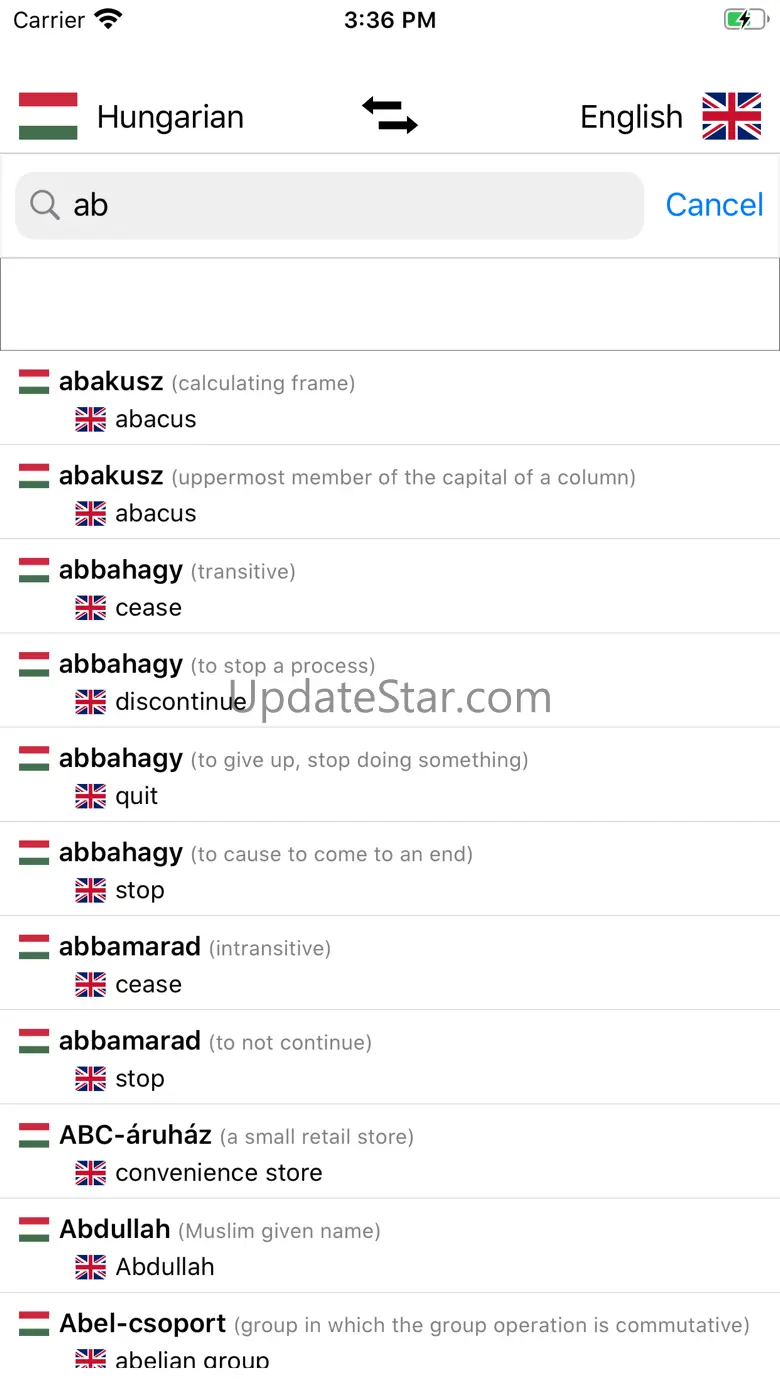 Hungarian/English Dictionary 2.0
