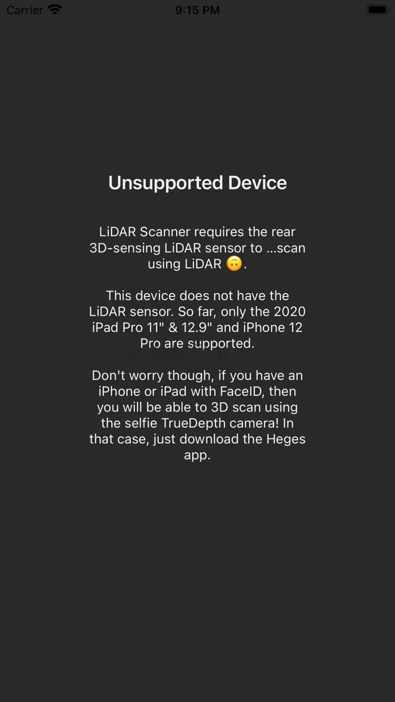 LiDAR Scanner 3D 1.3.1