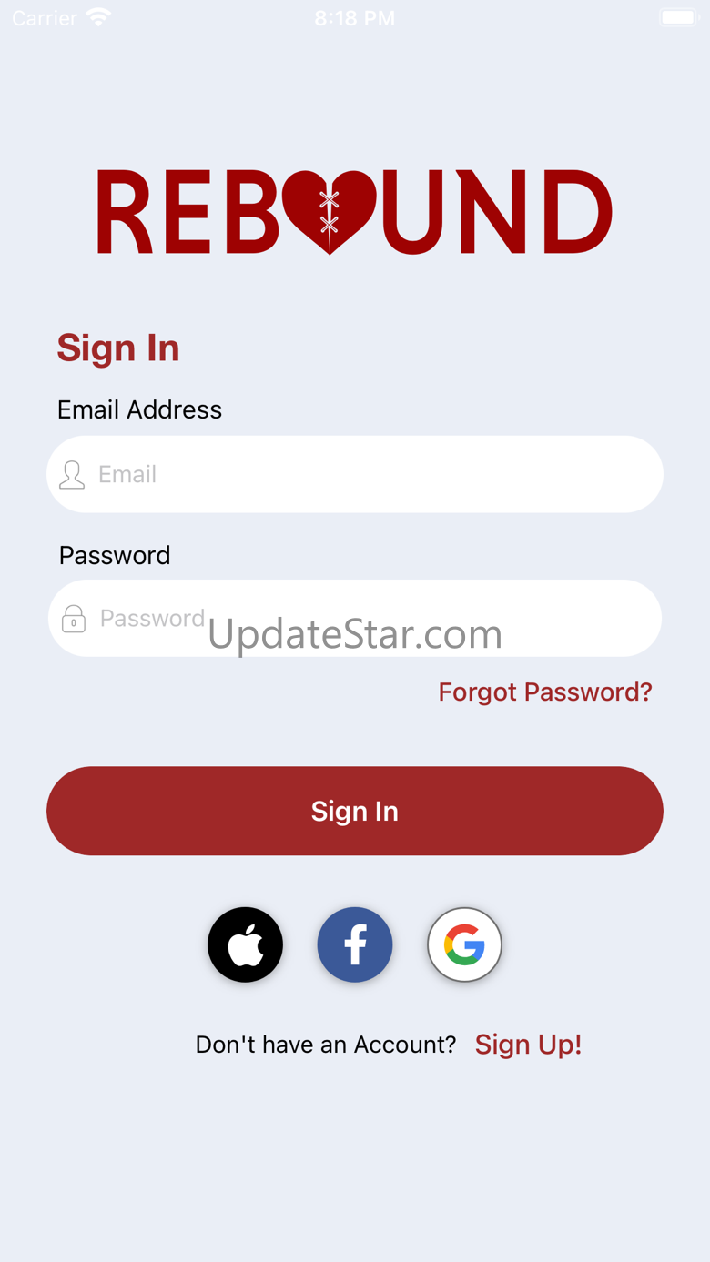 Rebound Mobile App 1.0