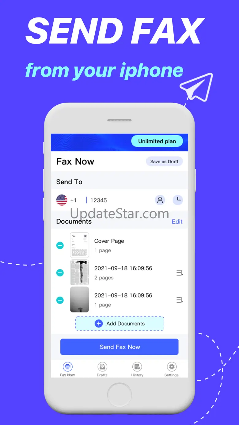 FAX from iPhone " 1.0.4