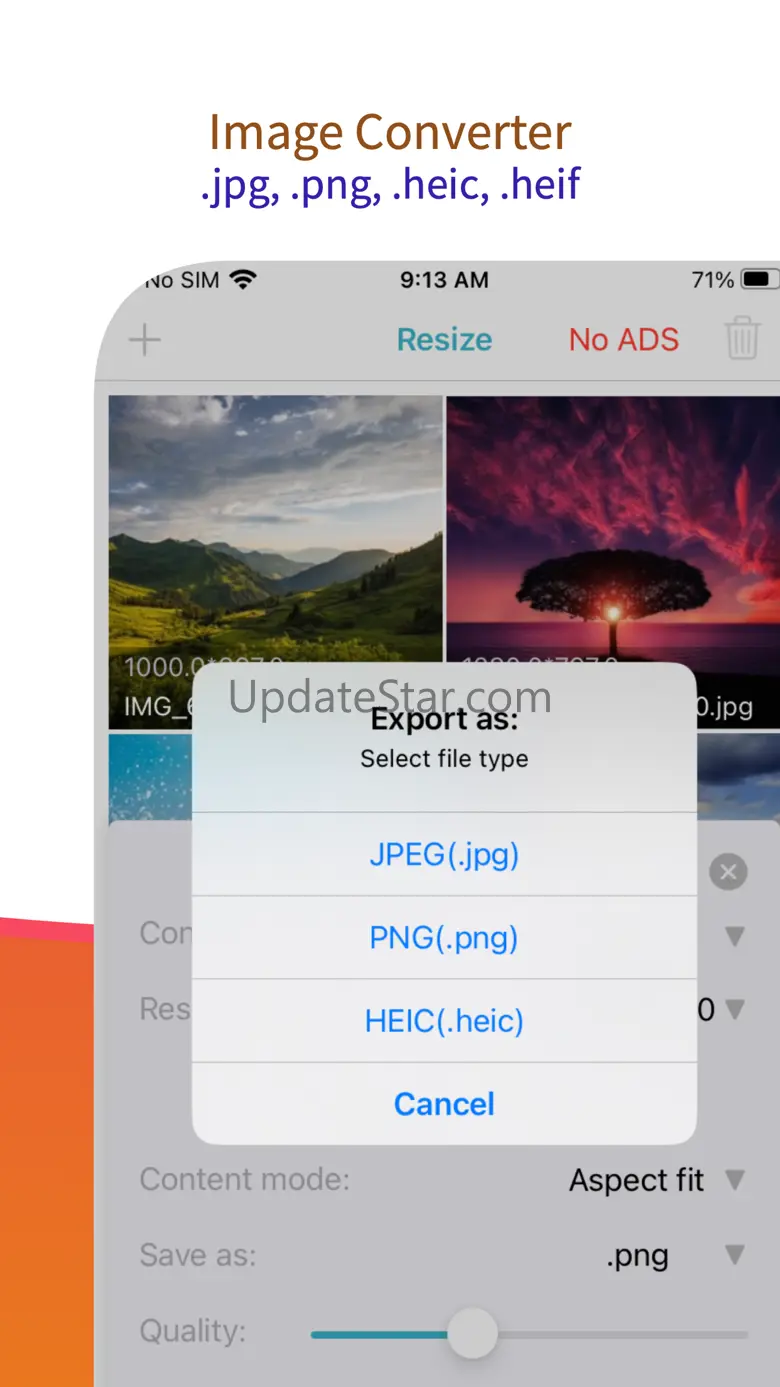 reduce image size - resizer 2.1