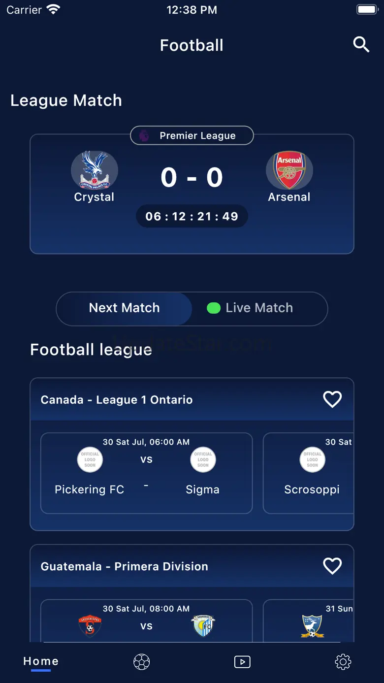 OneFootball Live Matches 2.5.30