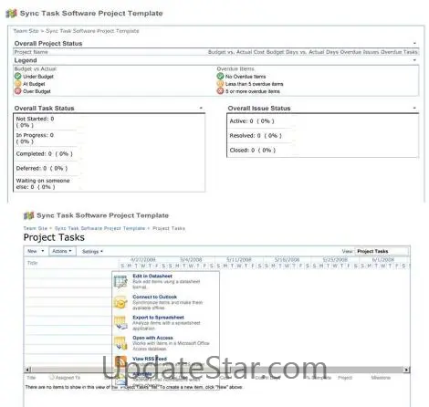 Project Template for WSS/MOSS - Web Host