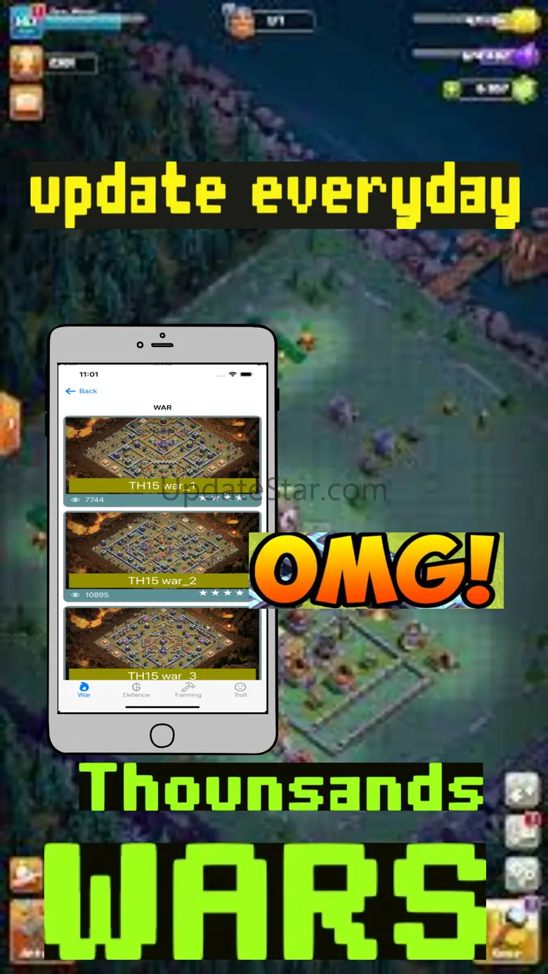 Map base layout build for COC 1.2