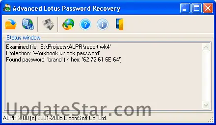 Advanced Lotus Password Recovery 2.12