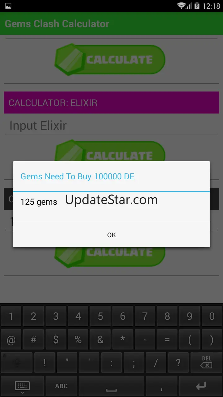 Gems Clash Calculator 1.0.0