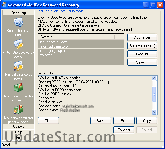 Advanced Mailbox Password Recovery 1.11